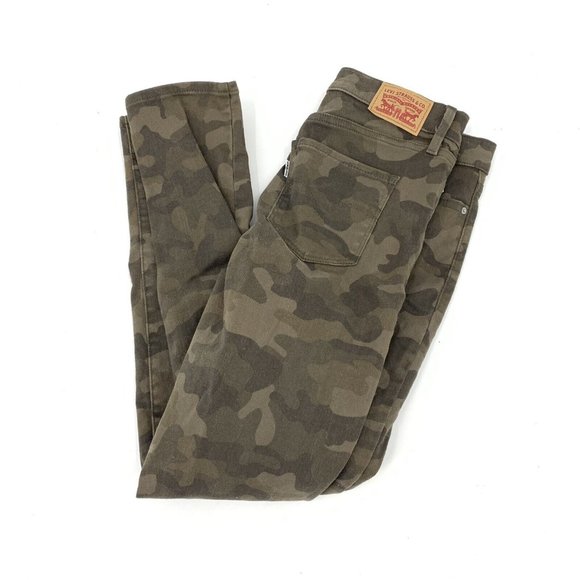Levi's Denim - Levis 311 Shaping Skinny Jeans Camouflage Stretch Denim Womens Size 28